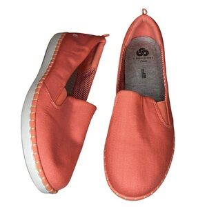 Cloudsteppers by Clarks Coral Slip-On Canvas Sneakers